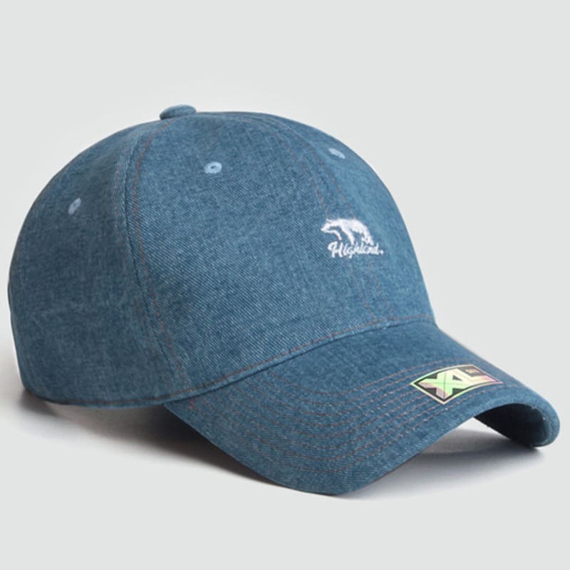

PLATEAU Oversized Denim Ball Cap XL Polar Denim Cap Sky Blue XL
