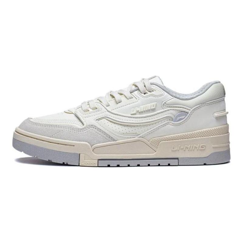 Li-Ning 001 BTC Mens Low Top Skate Shoes Off White AGCT007-2 43