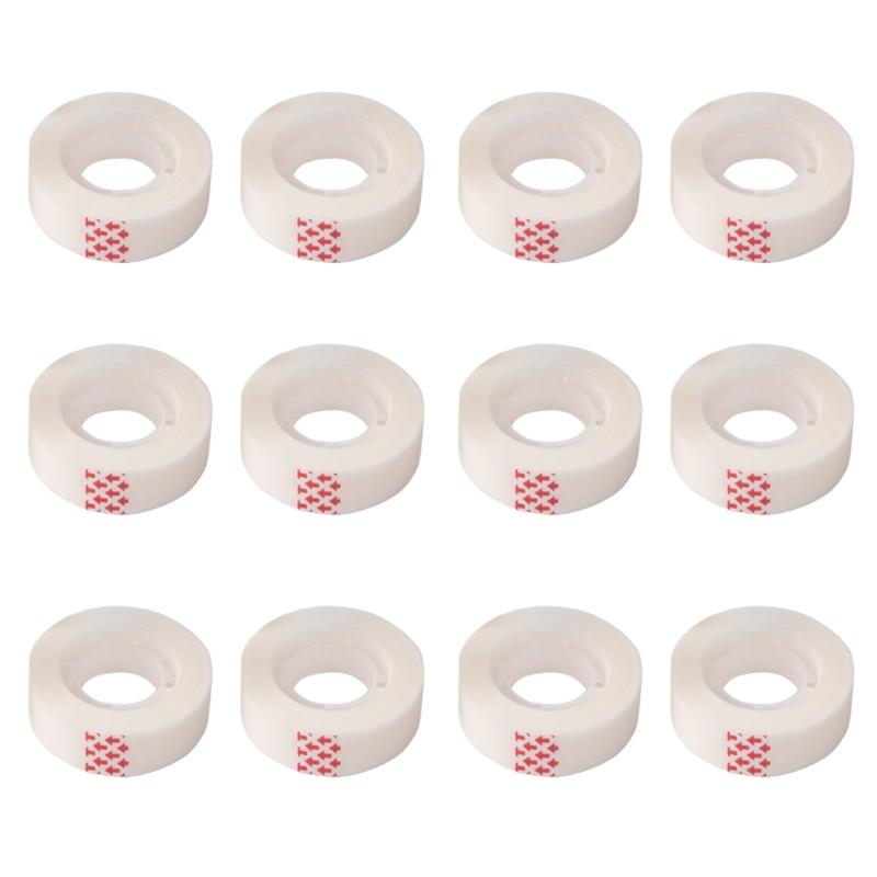 See Through Sticky Tape Tear Easily Clean Clear Invisible Adhesive Tape For Daily Use Leave Not Mark On Any Surfaces