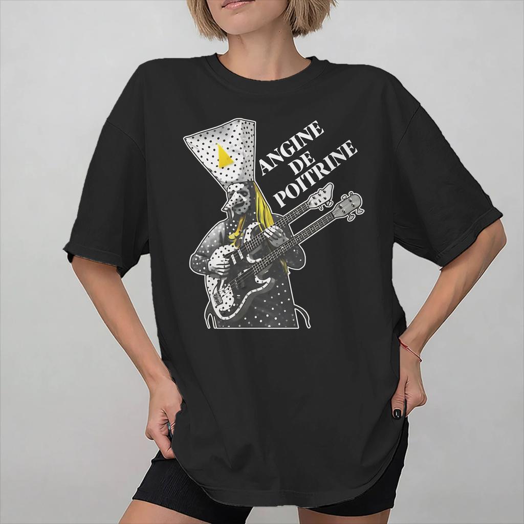 Angina Pectoris Band Merch Unisex Damen T-Shirts Reines Baumwoll-T-Shirt Grafik-T-Shirt Kleidung