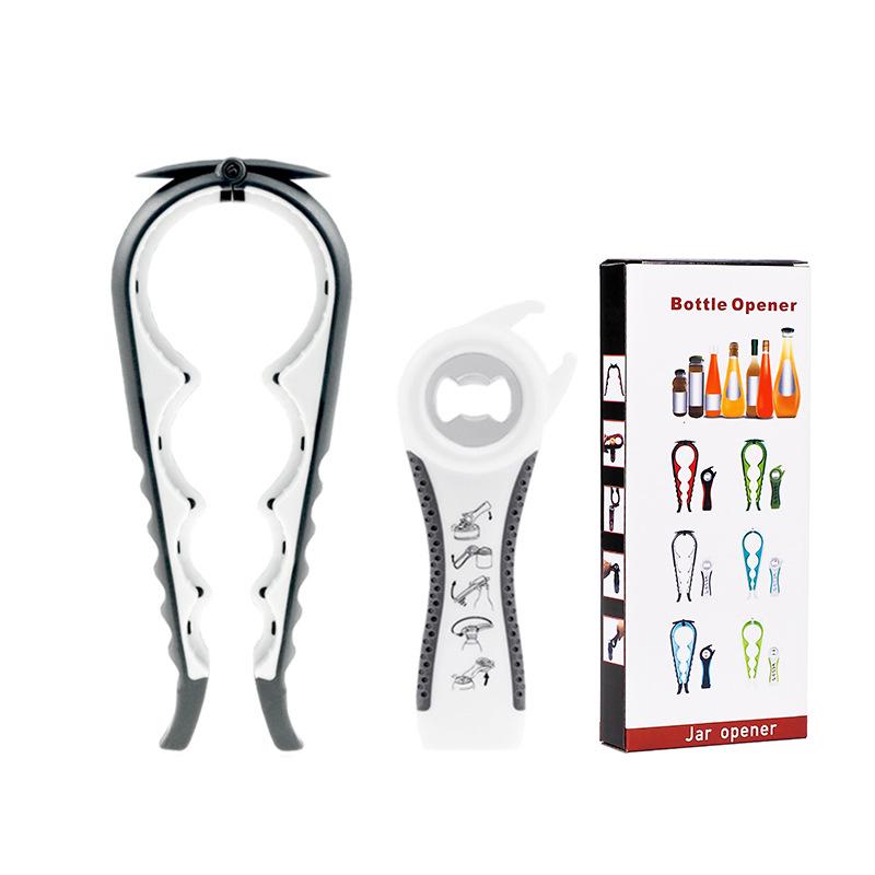 Multi-Tool Kitchen Set: Can Opener, 5-in-1 Beer Opener, 4-in-1 Bottle Opener, Twist-Off Lid Opener