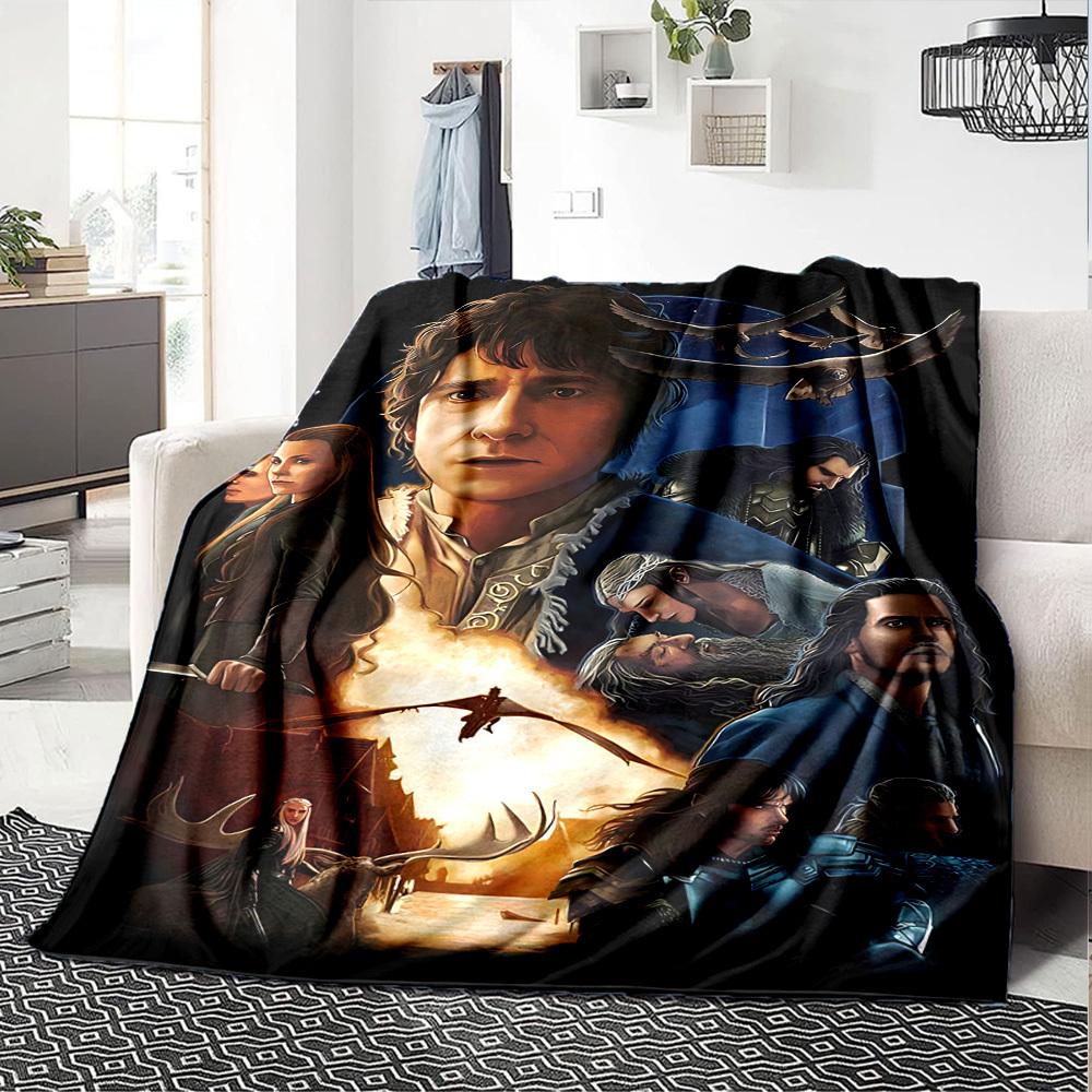 1pc Fantasy Adventure Flannel Blanket Soft Warm Throw for Home, Office, Travel, All-Season Cozy Bedding GiftL1205