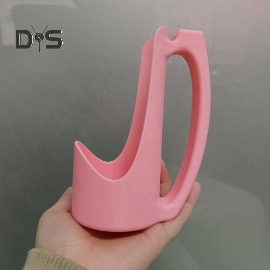 12oz Slim Can Holder with Handle 3D-Printed Ergonomic Grip Drink Holder Universal Drink Caddy for Soda Beer