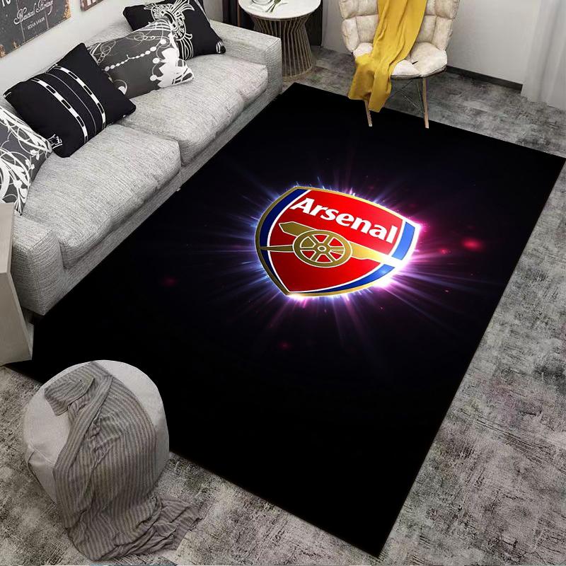 Arsenal Logo Designed floor mat, suitable as a non-slip mat for the living room or bedroom sofa