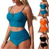 Damen Split Bikini Badeanzug Sport Badeanzug