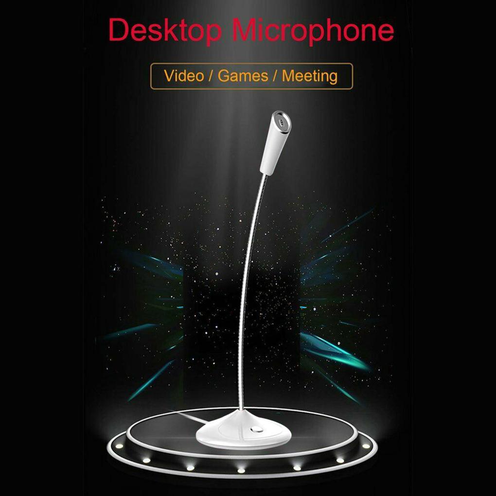 Wired Microphone Computer Omnidirectional Mic Noise Cancelling Condenser Microphone