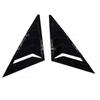 For Honda Civic Sedan 8th 2006-2010 Carbon Car Front Triangle Window Louver Side Shutter Blind Shades Cover Trim Sticker Vent