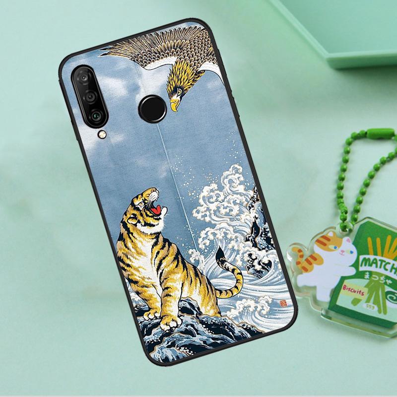 Fashion Animal Tiger Art For Huawei Nova 12s 12i 11i 7i 8i 9 10 SE Y91 Y90 Y60 Y70 Y72 Y61 P60 Pro P30 P40 Lite Case