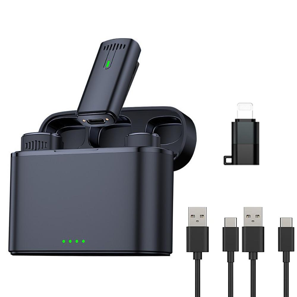 Professional Wireless Lavalier Microphone For Android/Iphone With Charging Case