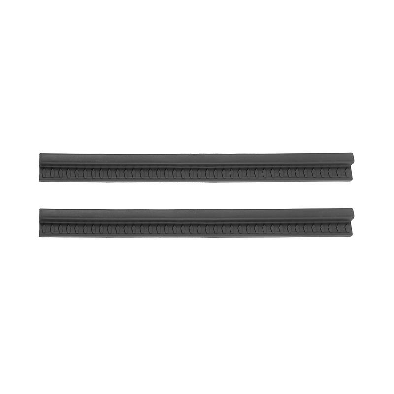 JIDIXIAN Styling Mouldings Rubber Car Door Sill Scuff Plate Entry Guard Trim for Jeep Wrangler TJ 1997-2006