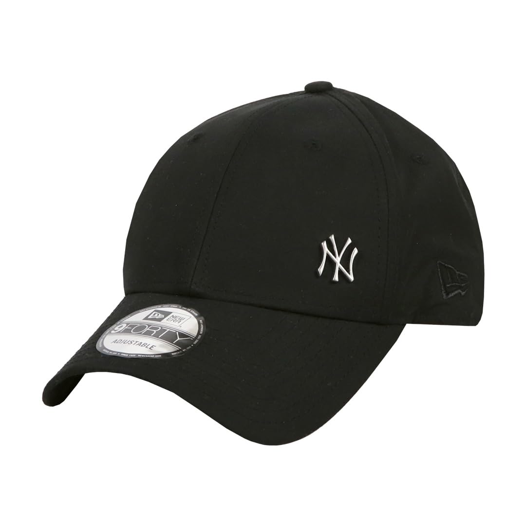 

New Era] Cap Men s Women s NewEra 9FORTY Flawless MLB Logo Metal Mini Logo Chibi Logo Hat Baseball Cap New York Yankees Black… [Item]