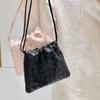 Summer New Leather Hand-woven Cloud Bag Women's Versatile Lucky Bag Women's Shoulder Messenger Bag Women's