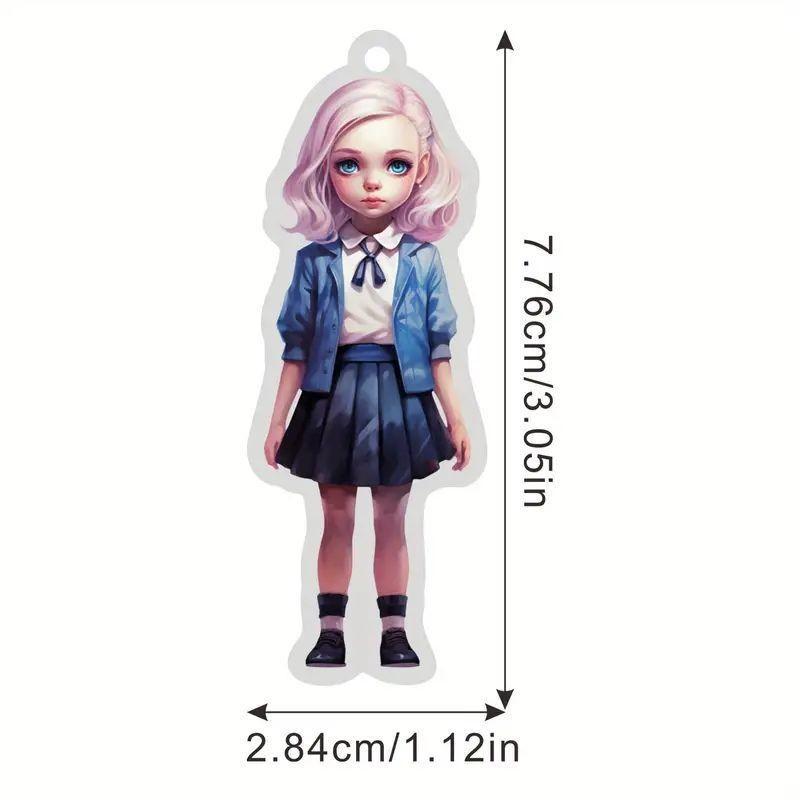 

Наруто Аниме Очаровательная фигурка Какаши Подвеска для автомобиля Стильный акриловый декоративный шарм 9