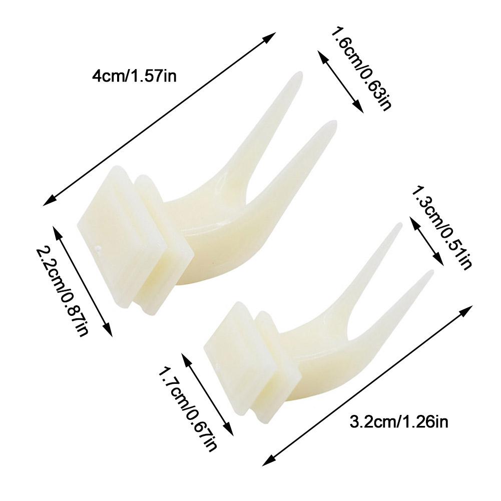 1Pc Fruit Fork Parrot Pet Bird Plastic Food Holder Feeding On Cage for Hamster Rat 2 Size Fruit Fork Parrot Fruit Fork