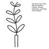 Metal Plant Trellis Leaf Shape Plant Support Frame Planter Insert Wire Trellis for Vine Climbing Plants Indoor Outdoor Potted Plants