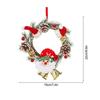 Weihnachtskranz für Haustür Fenster Wand Türdekoration Weihnachtsguirlande Ornament Halloween Partyzubehör