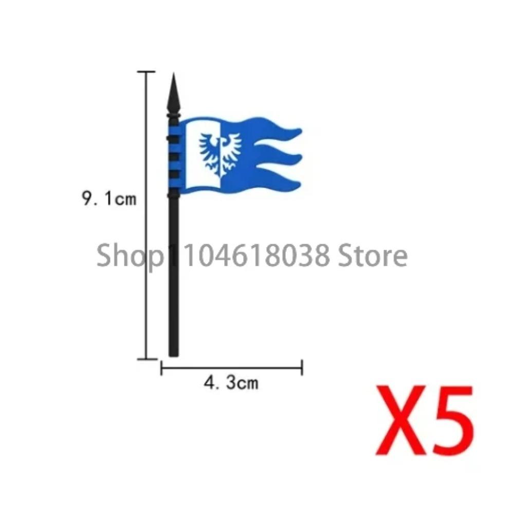 Green Dragon Raven Knights Shield Action Figures MOC Medieval Ancient Knights Scene Building Block Creative Toys for Children