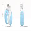 With Led Light Pet Nail Clippers Electric Labor-Saving Paw Nail Trimmer Professional Convenient Pet Claw Grooming Scissors