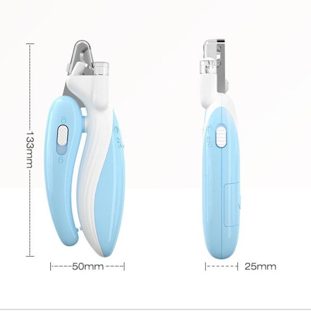With Led Light Pet Nail Clippers Electric Labor-Saving Paw Nail Trimmer Professional Convenient Pet Claw Grooming Scissors