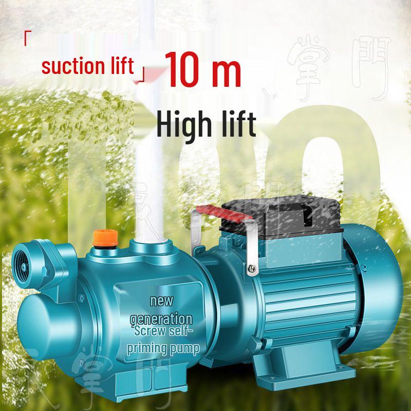 Bomba Booster Autoescorvante de Cobre Puro 220V para Água da Torneira e de Poço: Bomba de Parafuso Automática de Alta Pressão para Tubulação