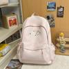 Schoolbag Korean version junior high school student college student backpack women's casual simple schoolbag fashionable large capacity high value 