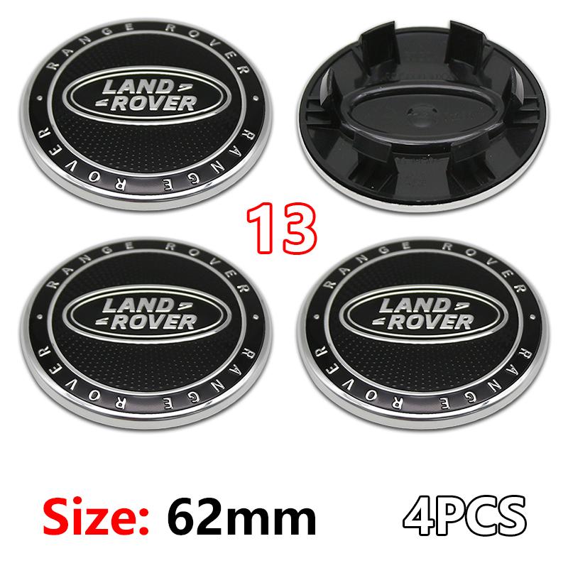 4pcs 62MM Wheel Center Caps Hub Car Rims Dust-proof Cover Hubcaps for Land Rover Evoque Ranger Sport 1 SVR Range Rover Discovery SA5