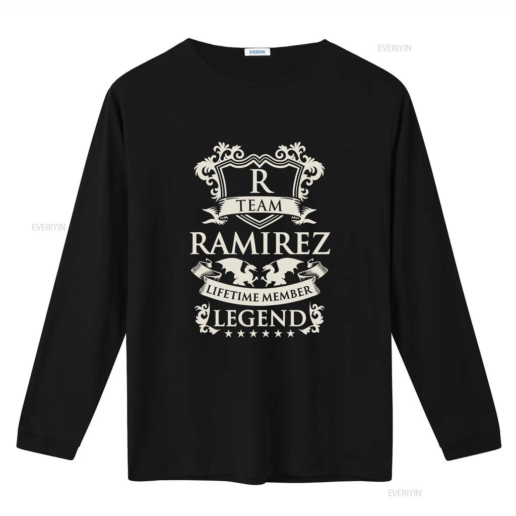Team Ramirez Name Legend Family T Shirt vintage Washed Slightly graphic Stylish fashion streetwear Unisex Breathable Versatile