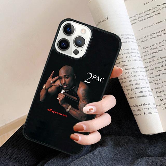 2Pac Tupac Shakur Phone Case Cover For iPhone 17 Air 16 15 14 plus 11 12 13 pro max coque Shell Fundas