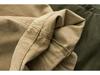 American Retro Khaki Cargo Shorts - Mid-Length, Elastic Waist, Casual Drawstring, Trendy Men's Summer Pants
