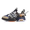 Li Ning Abrasion Resistant Breathable Low top Chunky Sneakers Men's Black Brown AGLP075-5