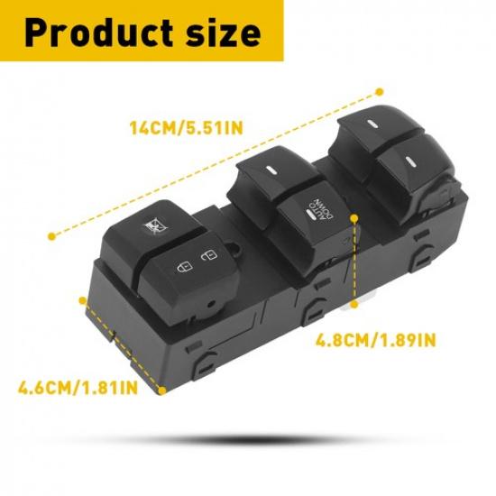 LH Master Door Window Left Switch Driver For 2011-15 Hyundai Elantra 93570-3x000