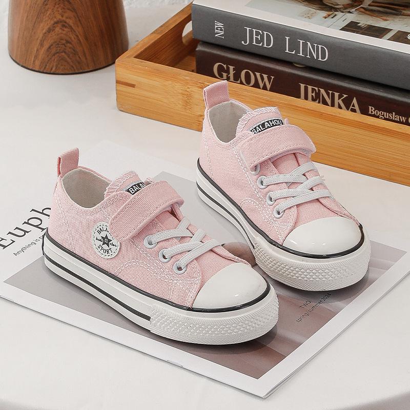 Kids' Unisex Canvas Shoes - Winter 2025 Style, Round Toe, High/Low Top, Soft Sole Board Sneakers for Students