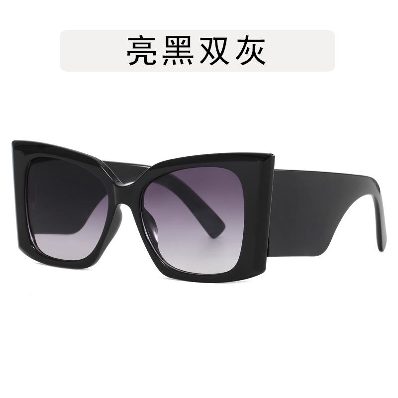 European American Fashion Women's Sunglasses Cat Eye Shape Wide Leg Man Sun Glasses Vintage Retro Female Sunglass