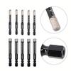 5pc 6mm/8mm Vaccum Brazed Emery Dry Drill Bit Hex Handle Hole Saw Cutter For Marble Granite Ceramic Glass Tile Stone Hole Open