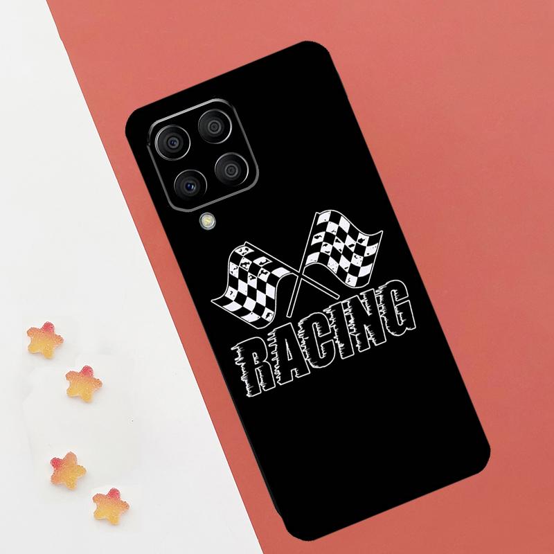 

Checked Flag Racing Car For Samsung Galaxy M31 M55 M15 M11 M21 M13 M33 M35 M53 M14 M34 M54 M12 M32 M52 M06 M16 Case Samsung M21