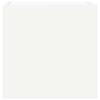 8 Piece Wall Mounted TV Cabinet Set White Particleboard