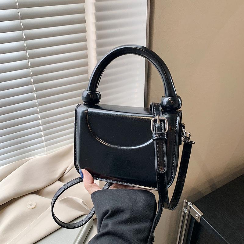 

Premium texture small bag women s new summer versatile messenger bag exquisite mini portable small square bag чёрный