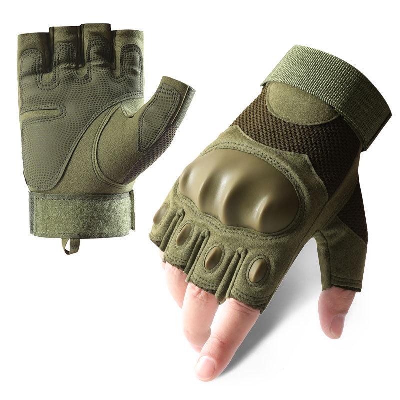 Men's Z902 Outdoor Half-Finger Tactical Gloves for Cycling, Sports, and Military Training