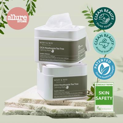 CICA Houttuynia Tea Tree Calming Mask Sheets 30 Sheets