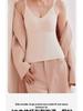 Jingqi Maternity Nursing Camisole with Built-in Bra, Warm Plus Velvet Vest for Postpartum Breastfeeding and Pregnancy (Autumn/Winter).