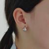 H Edition (W) Volume Lune Earrings HL6E65615WBXXX