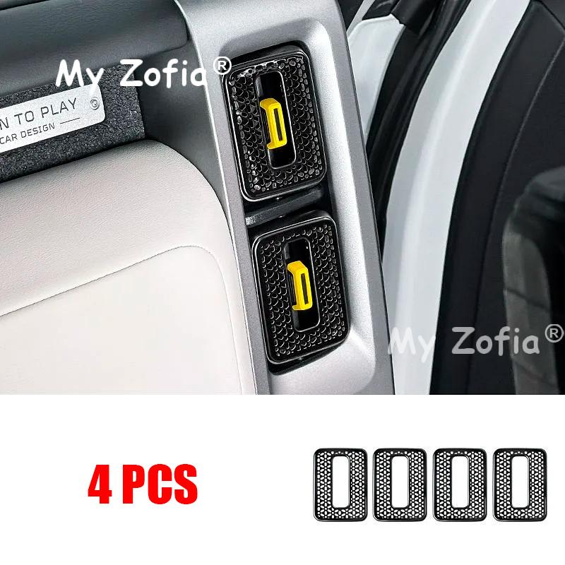For Chery iCAR V23 iCAUR V23 2025 2026 Car Air Condition Vent Outlet Panel Frame Stainless Decoration Sticker Trim Accessories