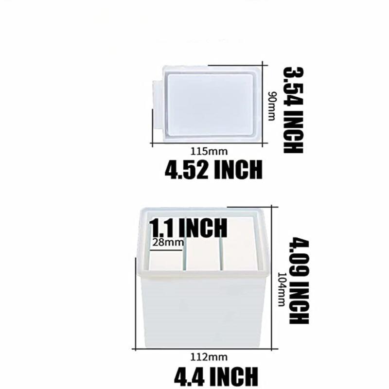 Úložný box Epoxidová pryskyřičná forma DIY Zásuvková krabice Silikonová forma Úložný box Forma pro Cetky Ruční řemesla