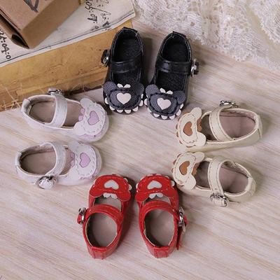 Genuine Six-Point BJD Doll Shoes - Multi-Color Little Bear Egg Roll Style, YOSD Compatible and Versatile Cherry Design for Female Dolls