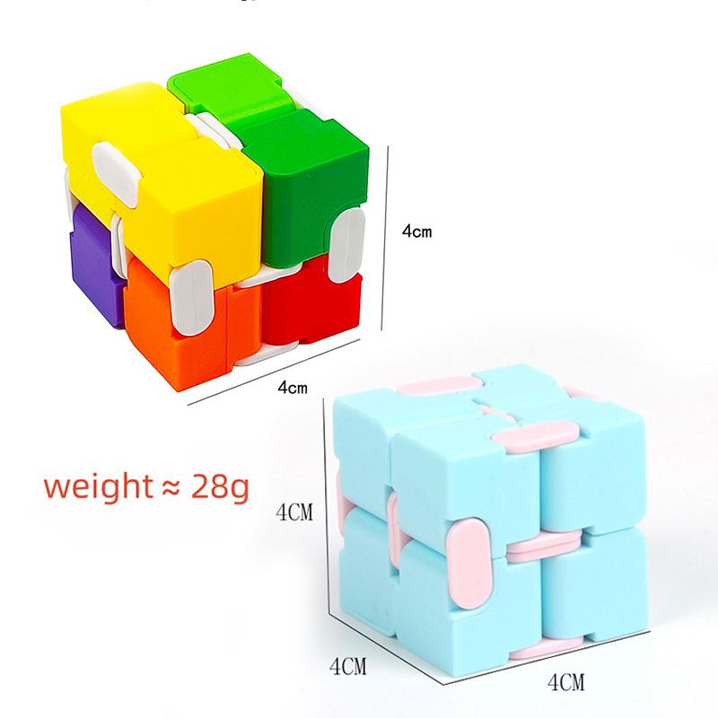 Lustiger Infinity Fidget Cube Verwandlungs Anti-Stress Puzzle Spielzeug für Erwachsene Mehrdirektionale Stressbewältigung Flip Cube Lustiges Geschenk
