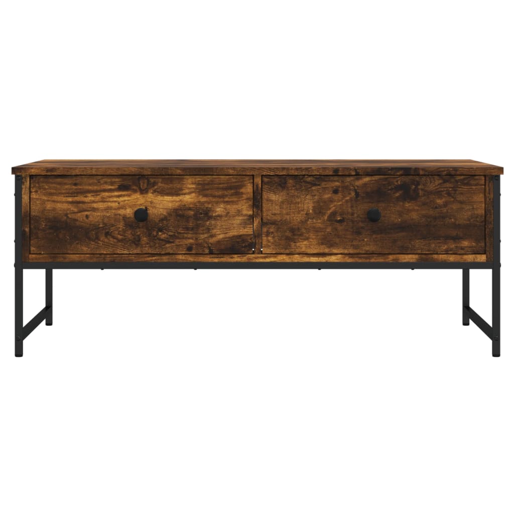  Coffee Table, Smoked Oak, 101x49x39.5 Cm