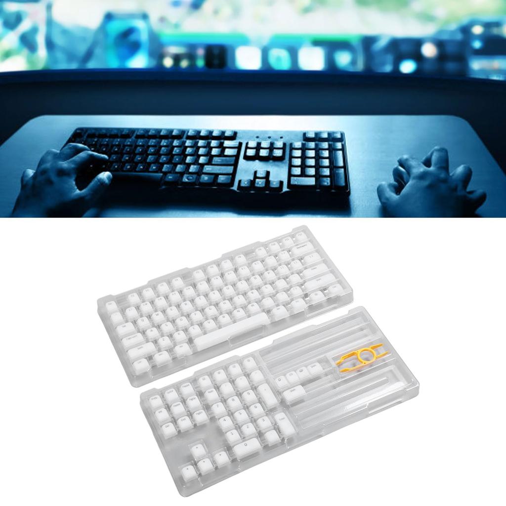 PBT Tastenkappen 113er Set Benutzerdefinierte Tastenkappen PBT Benutzerdefinierte Tastenkappen für Tastaturen Vollständige Universelle Kompatibilität für Tastaturen Tastenkappen, Set, Set, 100%, 75%, 65%, 60%