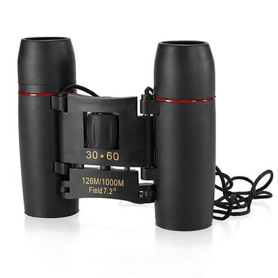 Day Night Vision 30x60 Folding Binoculars Telescope with Bag Hunting Camping Travel Bird Watching