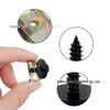 40-Piece Black Zinc Hex Screws & Fastener Washers for Car Engine Hood