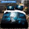 Jujutsu Curse Battle 3pcs K-pop Music Group Bedding set,Ideal for Bedroom, Dormitory,Including Duvet Cover And 2pcs Pillowcases,Fan Gifts